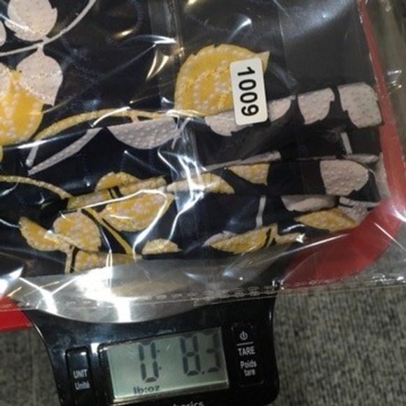 Sami & Jo Dark Floral Pleated Tunic Top Women L Navy Yellow Casual Mature Office - Picture 11 of 11